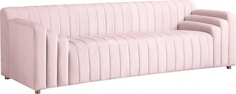 Meridian Furniture - Naya 3 Piece Living Room Set In Pink - 637Pink-S-3Set