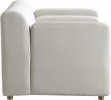 Meridian Furniture - Naya Velvet Chair In Cream - 637Cream-C