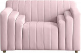 Meridian Furniture - Naya Velvet Chair In Pink - 637Pink-C