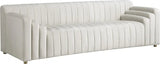 Meridian Furniture - Naya Velvet Sofa In Cream - 637Cream-S