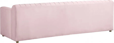 Meridian Furniture - Naya Velvet Sofa In Pink - 637Pink-S