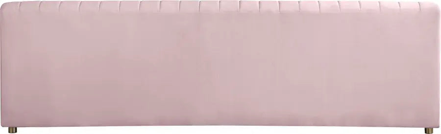 Meridian Furniture - Naya Velvet Sofa In Pink - 637Pink-S