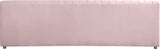 Meridian Furniture - Naya Velvet Sofa In Pink - 637Pink-S