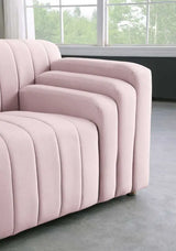 Meridian Furniture - Naya Velvet Sofa In Pink - 637Pink-S