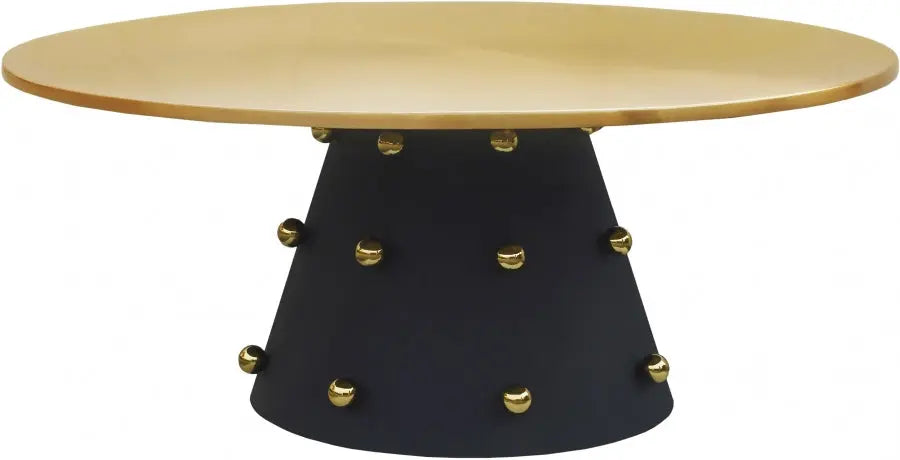 Meridian Furniture - Raven Coffee Table In Brushed Gold - 257-Ct