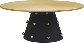 Raven Coffee Table In Brushed Gold - 257-Ct | Meridian