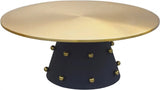 Meridian Furniture - Raven Coffee Table In Brushed Gold - 257-Ct