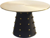 Meridian Furniture - Raven Dining Table In Black - Gold - 957-T