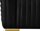 Meridian Furniture - Ravish Velvet Chair In Black - 640Black-C