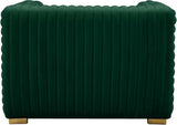 Meridian Furniture - Ravish Velvet Chair In Green - 640Green-C