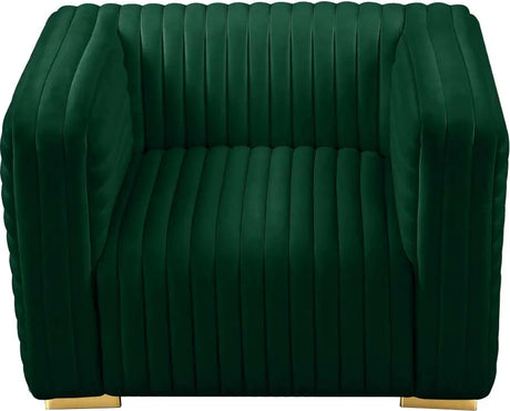 Meridian Furniture - Ravish Velvet Chair In Green - 640Green-C