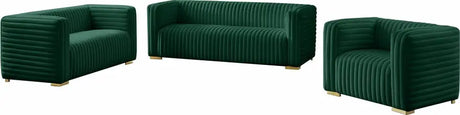 Meridian Furniture - Ravish Velvet Chair In Green - 640Green-C