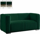 Meridian Furniture - Ravish Velvet Loveseat In Green - 640Green-L