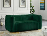 Meridian Furniture - Ravish Velvet Loveseat In Green - 640Green-L