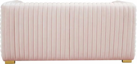 Meridian Furniture - Ravish Velvet Loveseat In Pink - 640Pink-L