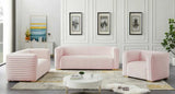 Meridian Furniture - Ravish Velvet Loveseat In Pink - 640Pink-L