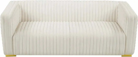 Meridian Furniture - Ravish Velvet Sofa In Cream - 640Cream-S