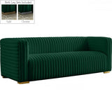 Meridian Furniture - Ravish Velvet Sofa In Green - 640Green-S