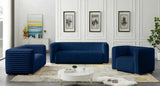 Meridian Furniture - Ravish Velvet Sofa In Navy - 640Navy-S