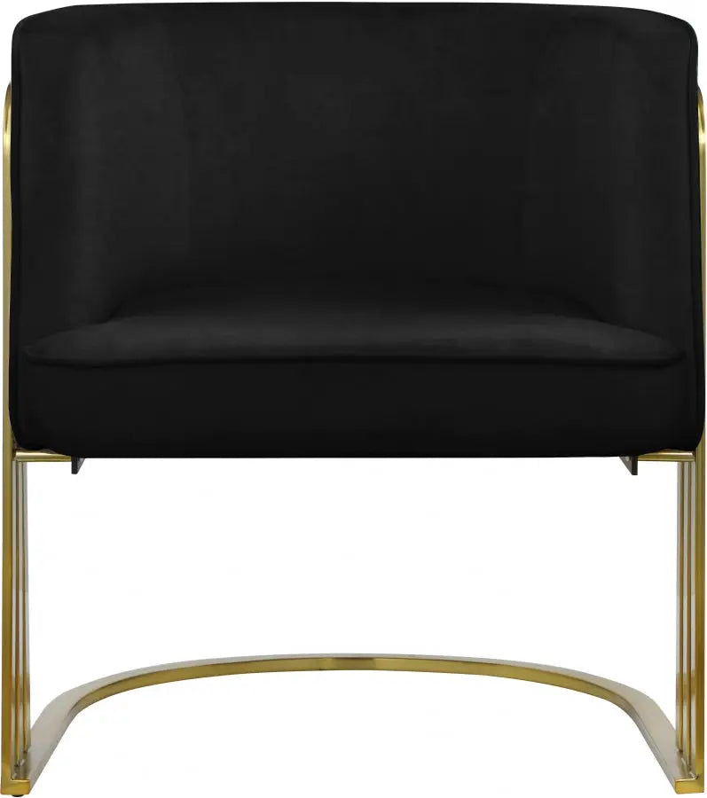 Meridian Furniture - Rays Accent Chair In Black - 533Black