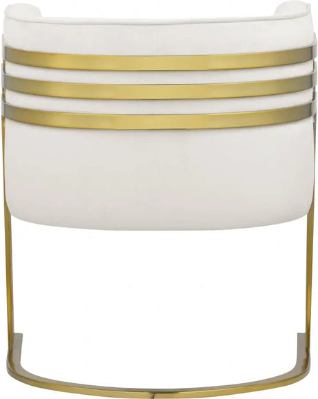 Meridian Furniture - Rays Accent Chair In Cream - 533Cream