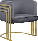 Meridian Furniture - Rays Accent Chair In Grey - 533Grey