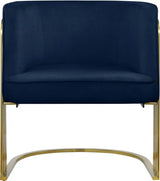 Meridian Furniture - Rays Accent Chair In Navy - 533Navy