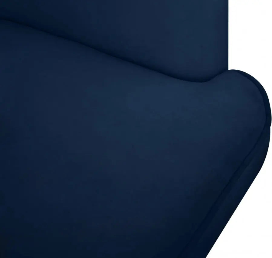 Meridian Furniture - Rays Accent Chair In Navy - 533Navy