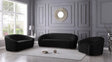 Riley 3 Piece Living Room Set In Black - 610Black-S-3Set | Meridian