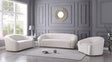 Riley 3 Piece Living Room Set In Cream - 610Cream-S-3Set | Meridian