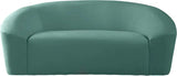 Meridian Furniture - Riley 3 Piece Living Room Set In Mint - 610Mint-S-3Set