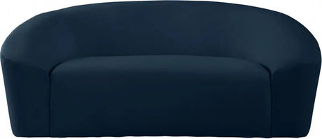 Meridian Furniture - Riley 3 Piece Living Room Set In Navy - 610Navy-S-3Set