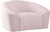 Meridian Furniture - Riley 3 Piece Living Room Set In Pink - 610Pink-S-3Set