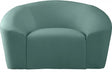 Riley Velvet Chair In Mint - 610Mint-C | Meridian