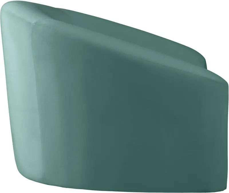 Meridian Furniture - Riley Velvet Chair In Mint - 610Mint-C