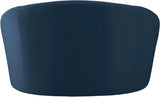 Meridian Furniture - Riley Velvet Chair In Navy - 610Navy-C