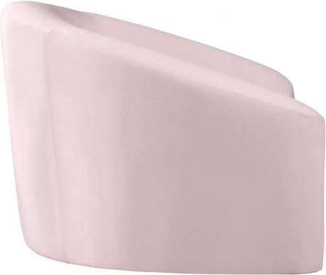 Meridian Furniture - Riley Velvet Chair In Pink - 610Pink-C