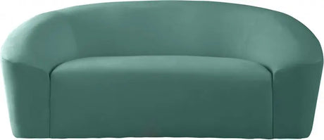 Meridian Furniture - Riley Velvet Loveseat In Mint - 610Mint-L