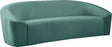 Riley Velvet Sofa In Mint - 610Mint-S | Meridian