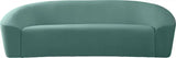 Meridian Furniture - Riley Velvet Sofa In Mint - 610Mint-S