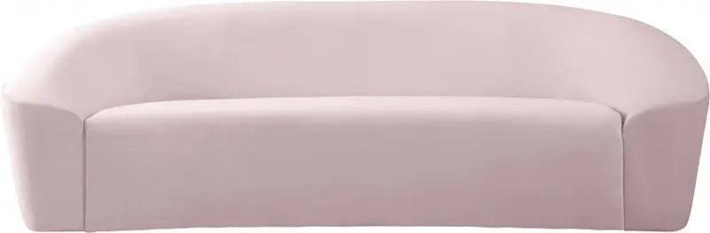 Meridian Furniture - Riley Velvet Sofa In Pink - 610Pink-S