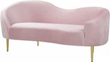 Meridian Furniture - Ritz 3 Piece Living Room Set In Pink - 659Pink-S-3Set