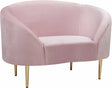 Ritz Velvet Chair In Pink - 659Pink-C | Meridian
