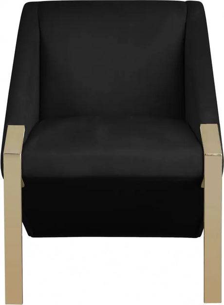 Meridian Furniture - Rivet Accent Chair In Black - 593Black