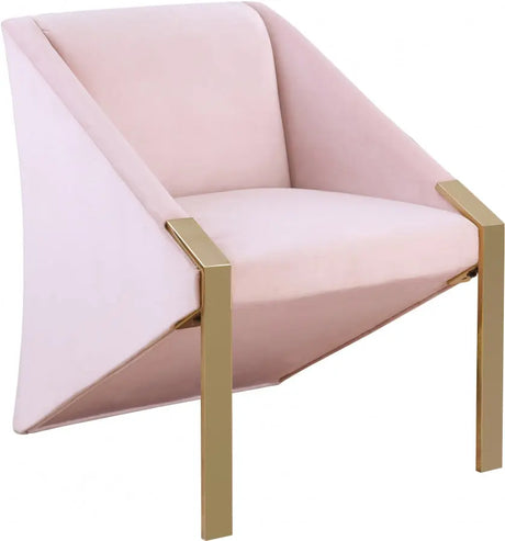 Meridian Furniture - Rivet Accent Chair In Pink - 593Pink