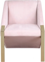 Meridian Furniture - Rivet Accent Chair In Pink - 593Pink