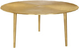 Meridian Furniture - Rohan Coffee Table In Gold - 259-Ct