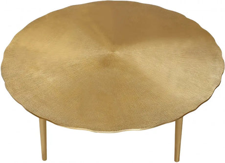 Meridian Furniture - Rohan Coffee Table In Gold - 259-Ct