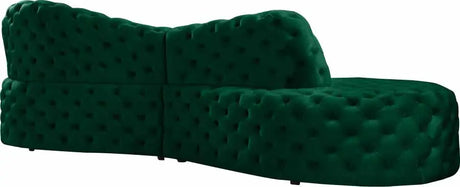 Meridian Furniture - Royal 2 Piece Sectional In Green - 654Green-Sectional