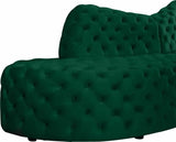 Meridian Furniture - Royal 2 Piece Sectional In Green - 654Green-Sectional